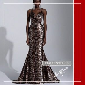 Vestido graduacion leopardo Jane