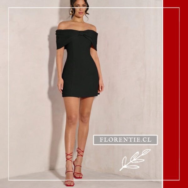 Vestido negro graduacion corto