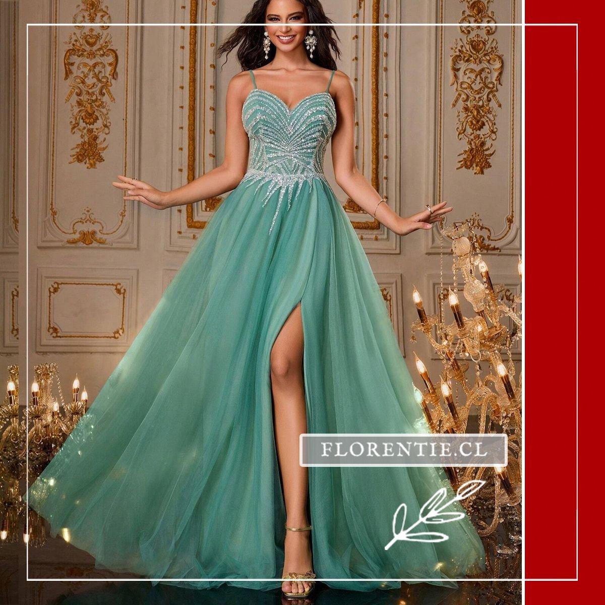 Vestido para graduación corte A