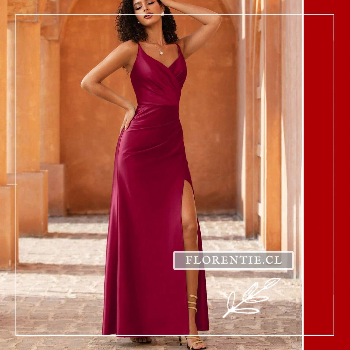 Vestido para graduación cuarto medio