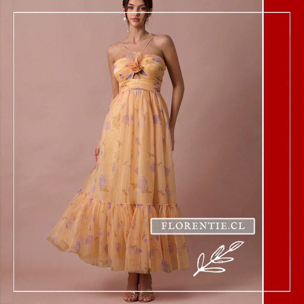 Vestido para graduación hippie