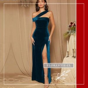 Vestido terciopelo largo Oriana