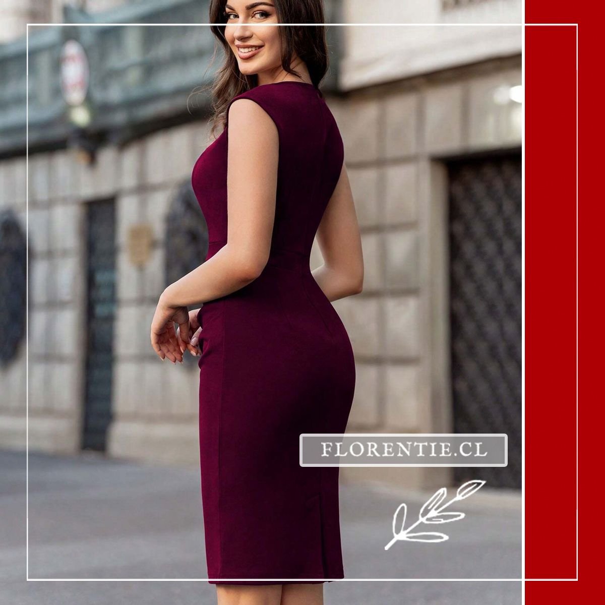 Vista posterior vestido ceremonia graduacion