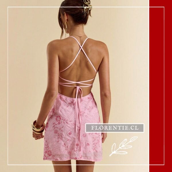 Escote vestido corto escote corazon