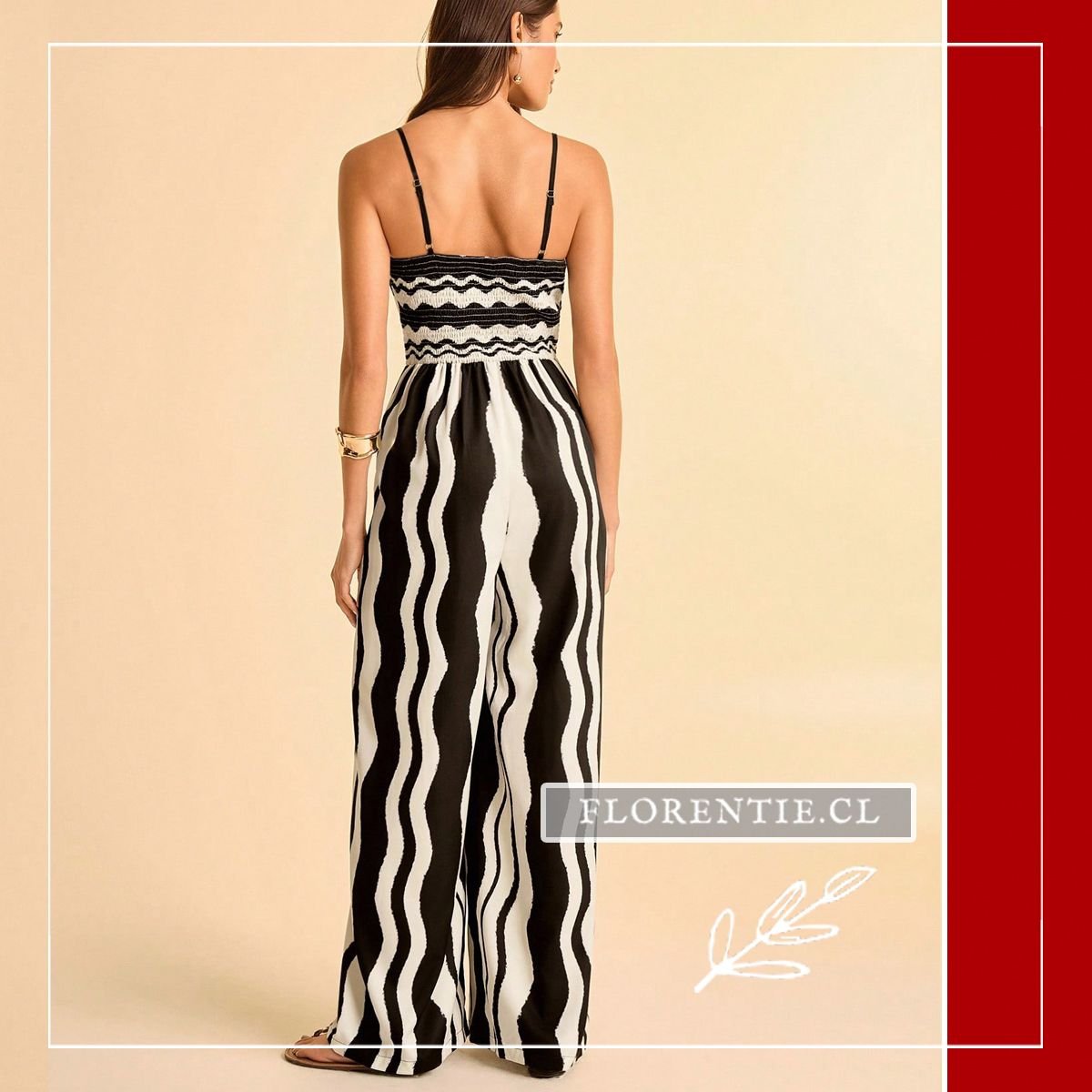 Espalda enterito animal print cebra