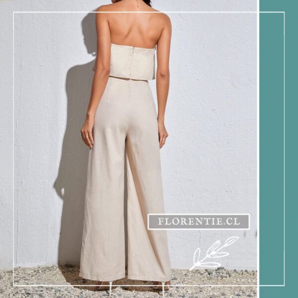 Espalda enterito strapless