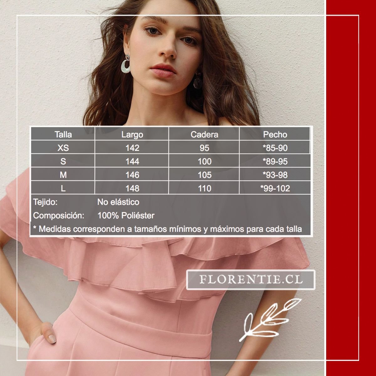 Medidas enterito con vuelos