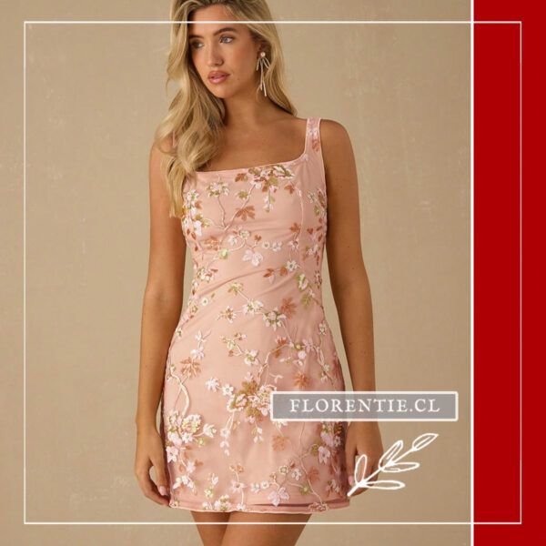 Mini vestido ajustado mujer