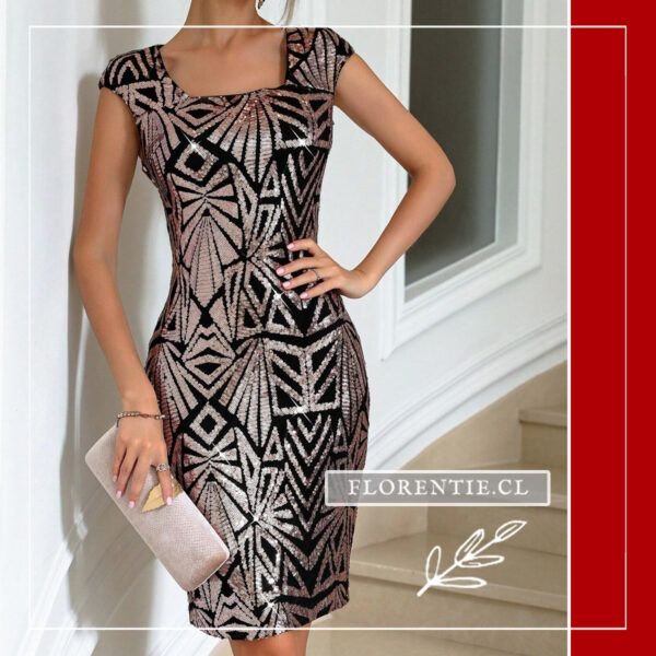 Vestido corto coctel negro