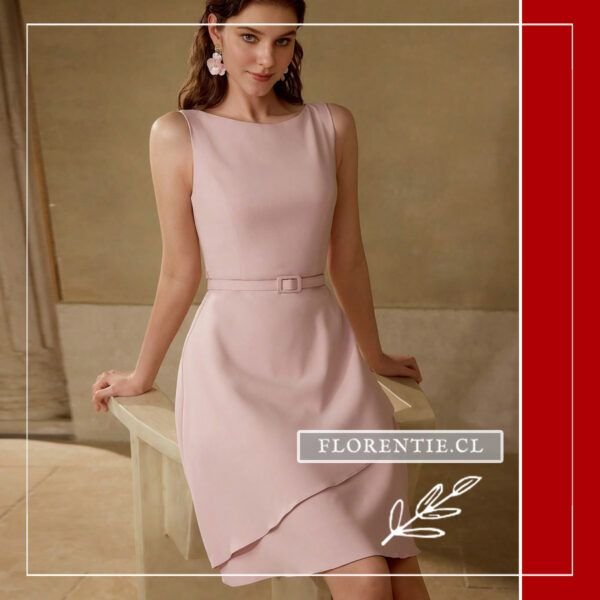 Vestido corto elegante mujer