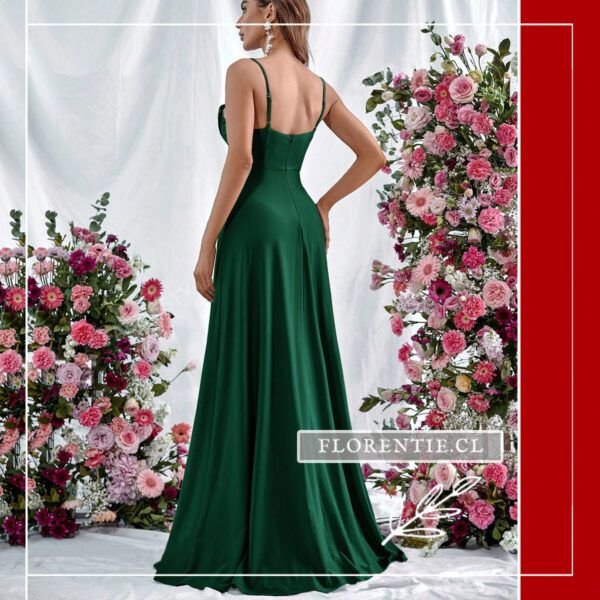 Espalda vestido fiesta elastico