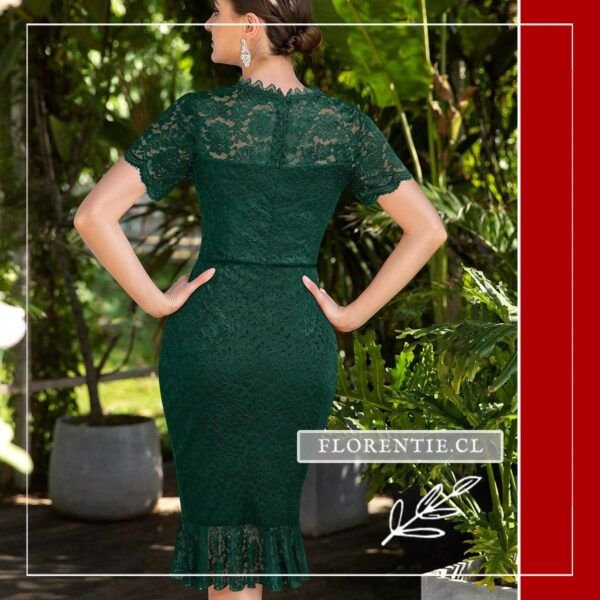 Espalda vestido fiesta encaje