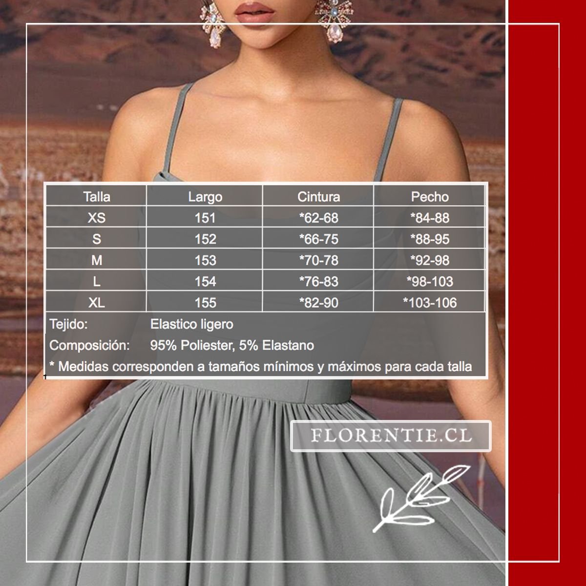 Vestido fiesta gris Celia - Imagen 10