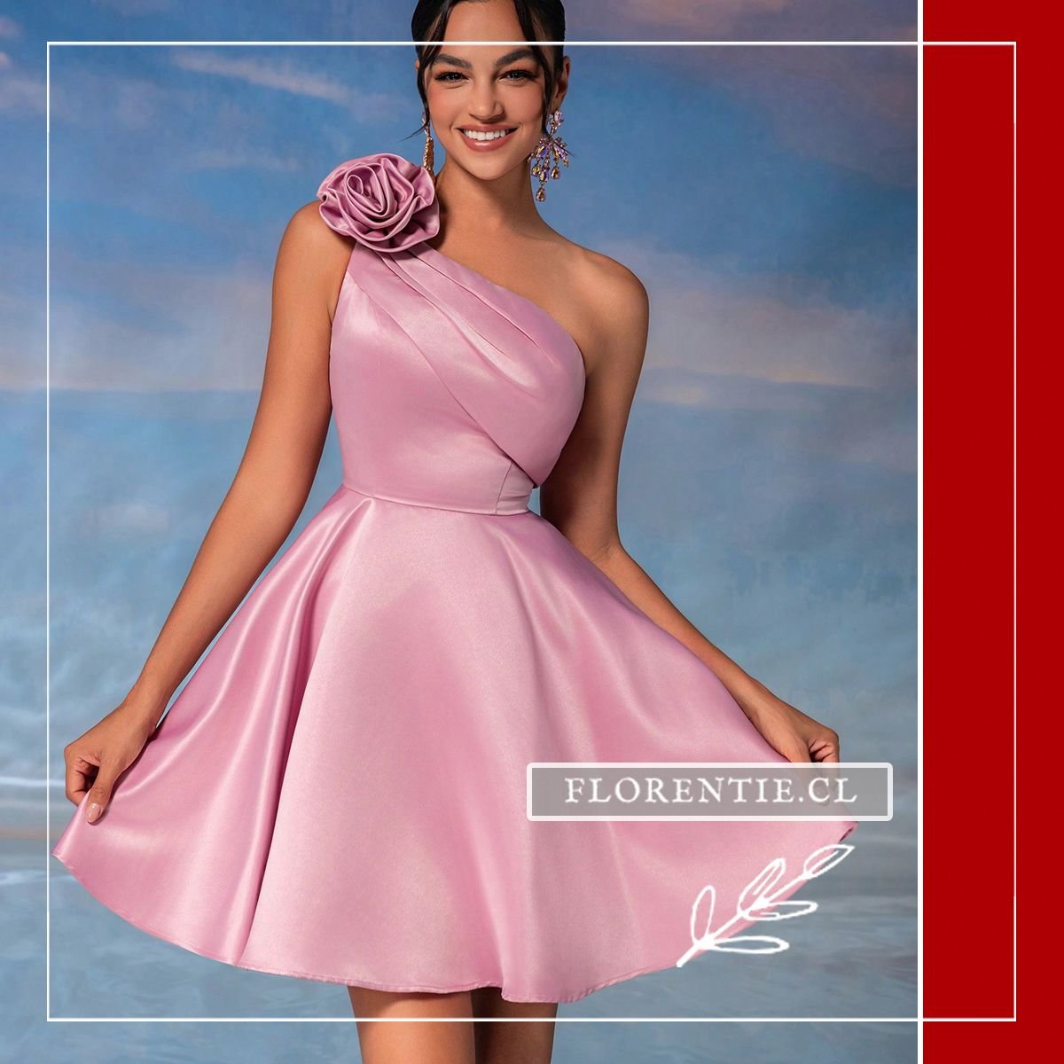 Vestido 15 años rosado