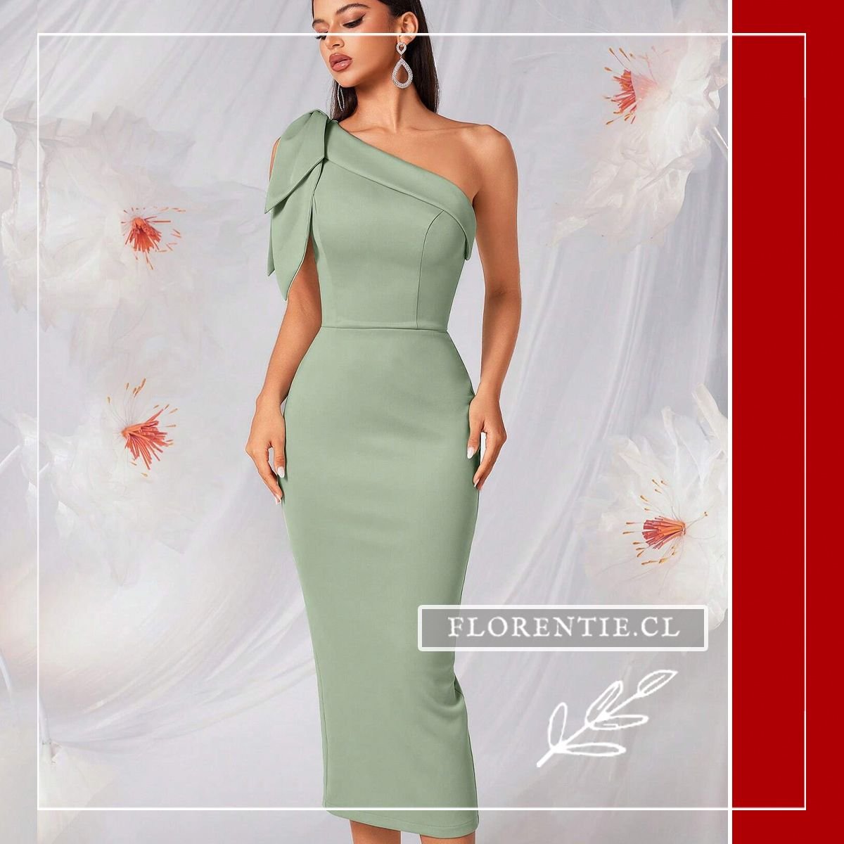 Medidas vestido fiesta asimetrico largo