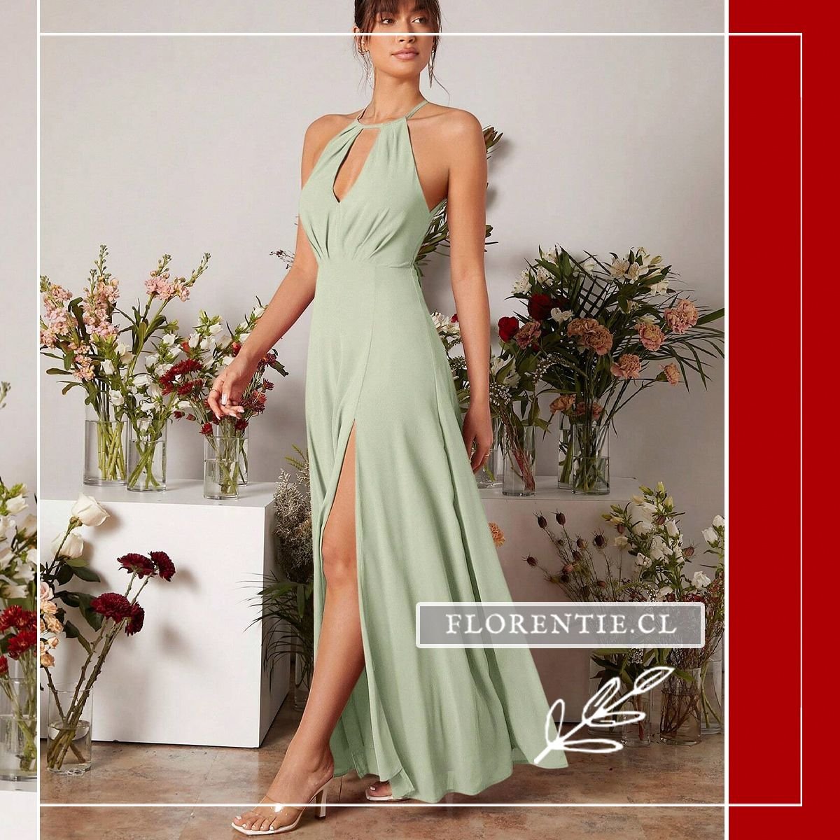Vestido fiesta de dia mujer