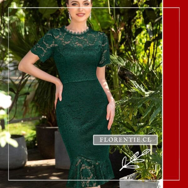 Vestido fiesta encaje Manuela