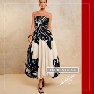Vestido fiesta falda globo Annelie