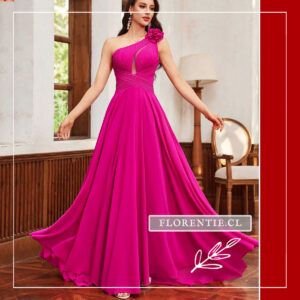 Vestido fiesta falda vuelo Ada