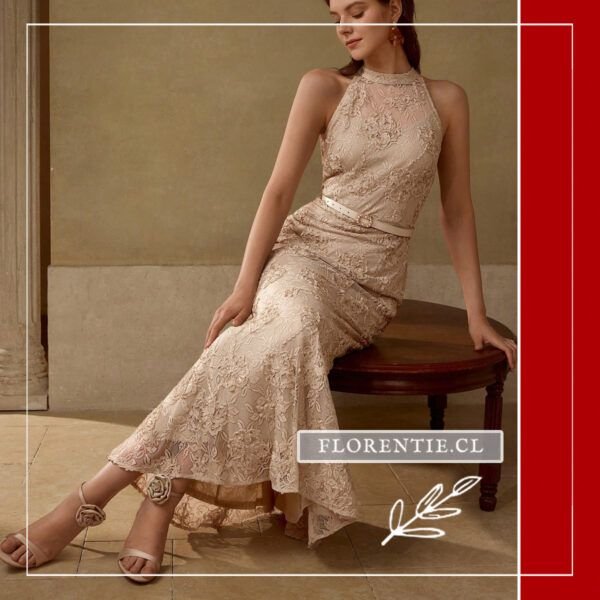 Vestido fiesta formal mujer largo