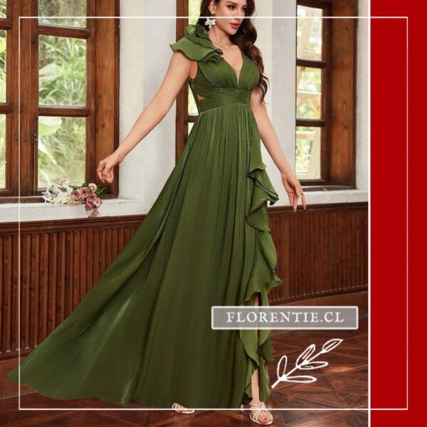 Vestido fiesta mujer gasa