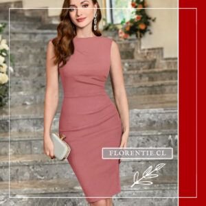 Vestido fiesta sin mangas Deborah