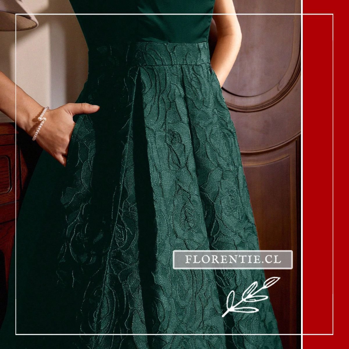 Detalle vestido verano ceremonia