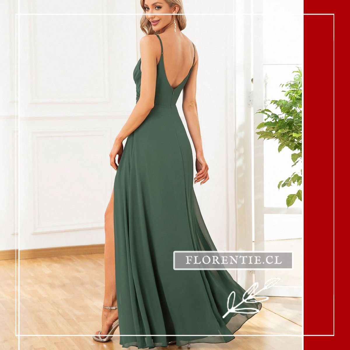 Espalda vestido invitada boda verano elegante