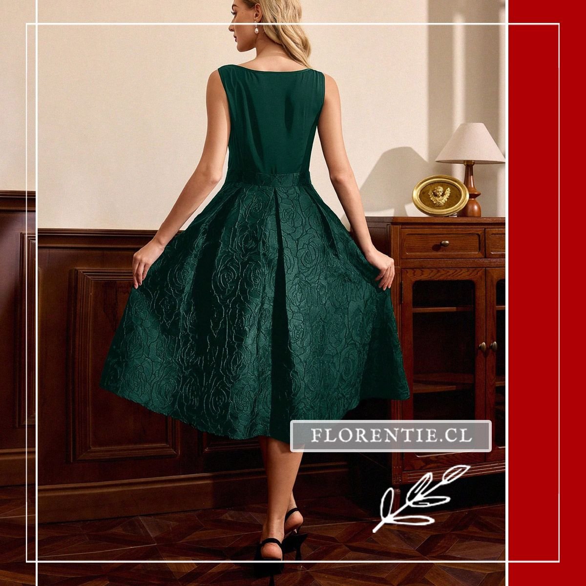 Espalda vestido verano ceremonia