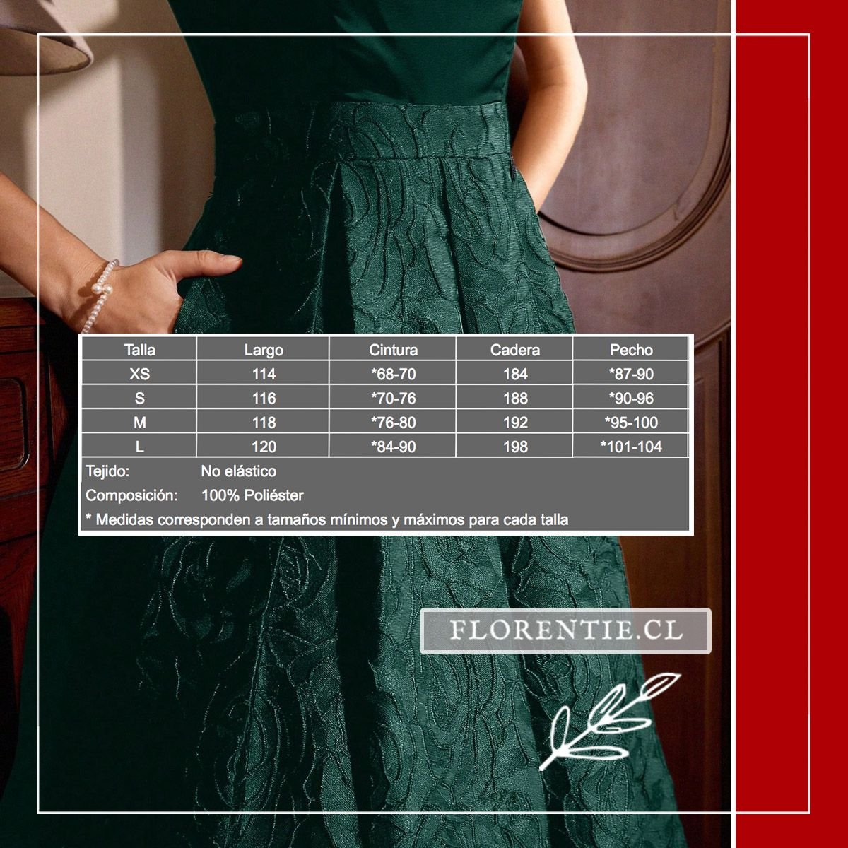 Medidas vestido verano ceremonia