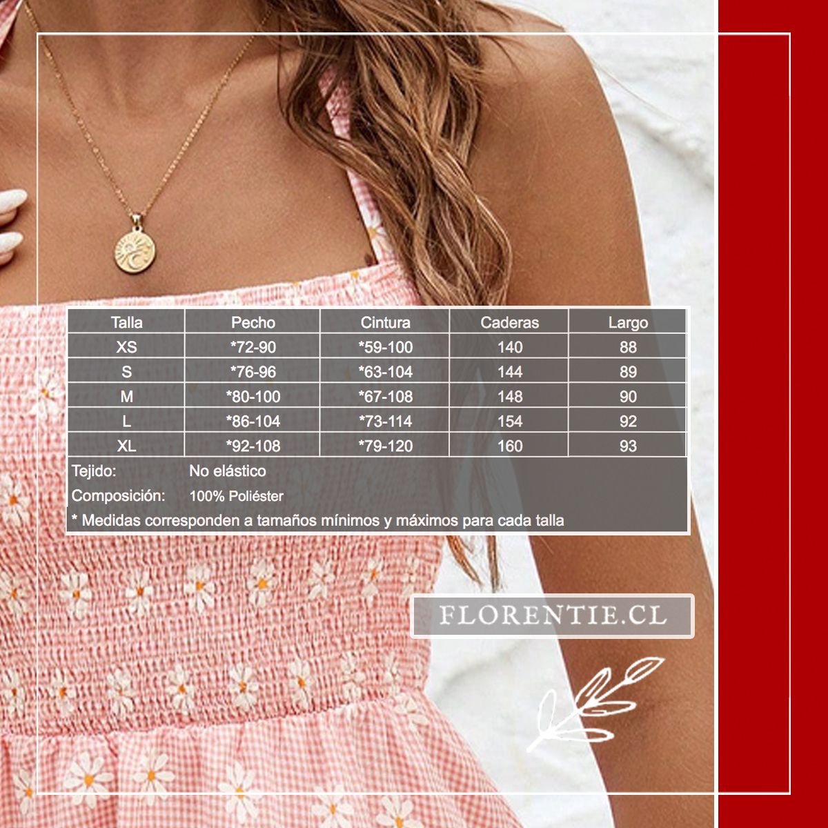 Medidas vestido verano escote cuadrado