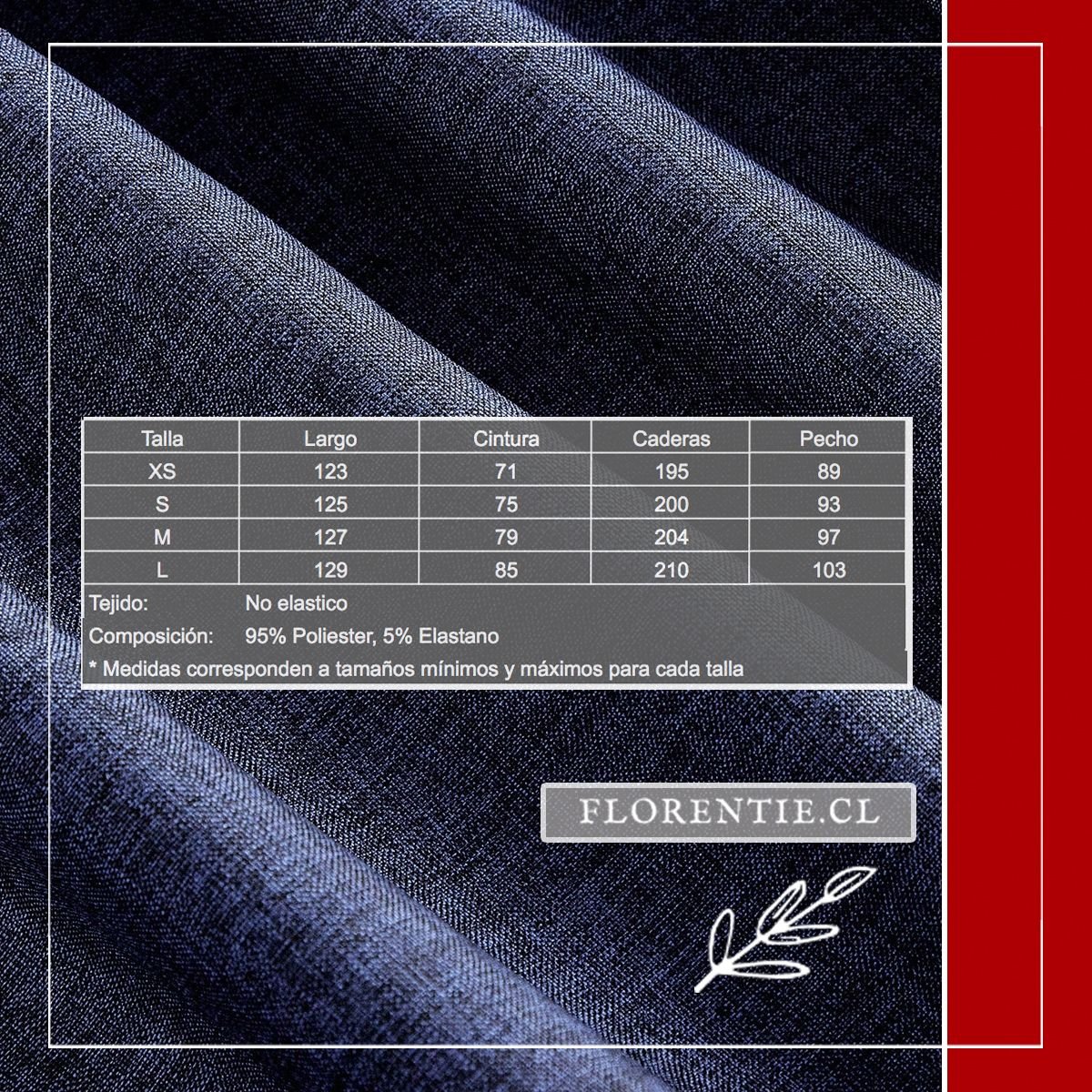 Medidas vestido verano sin mangas