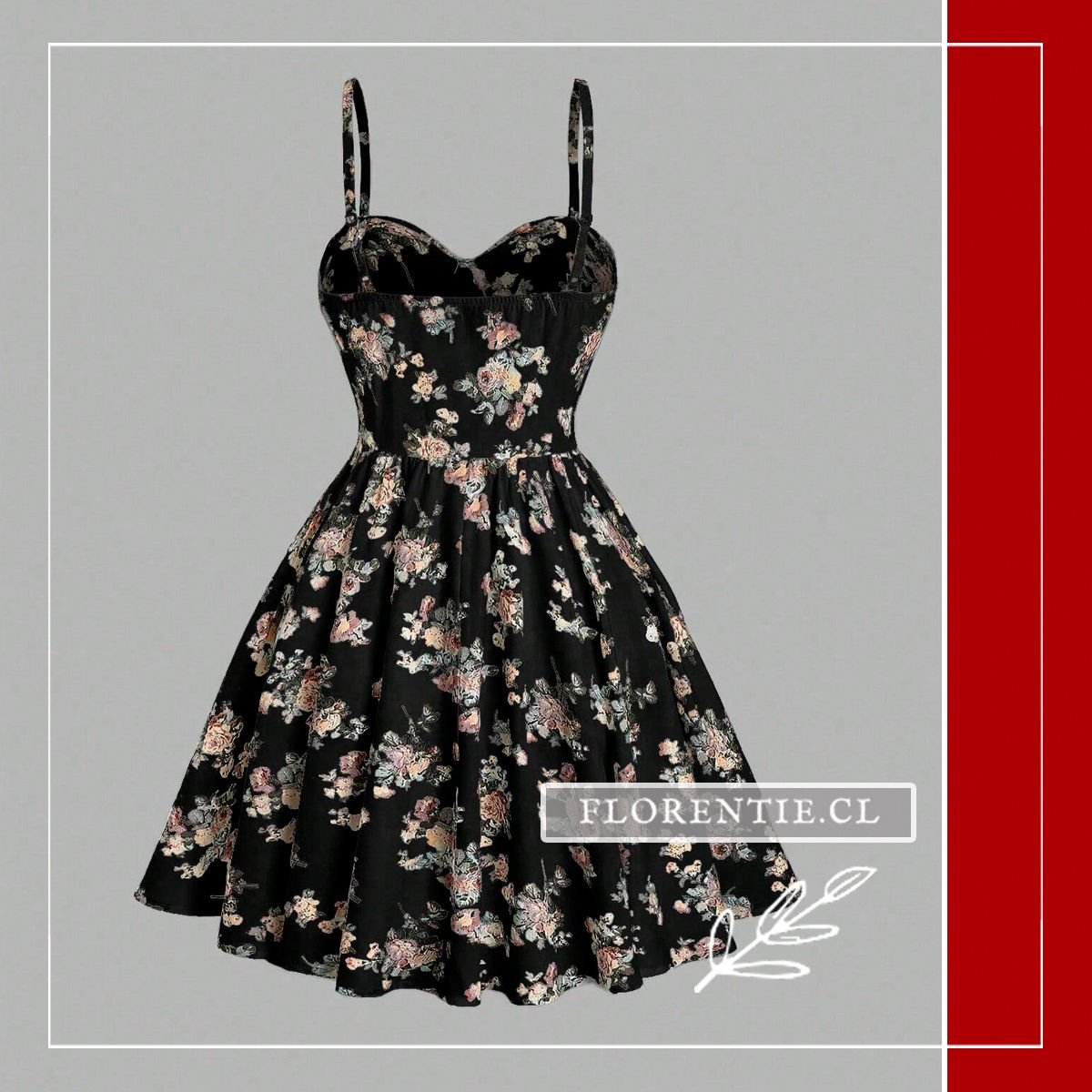 Vestido Genoveva negro - Imagen 5