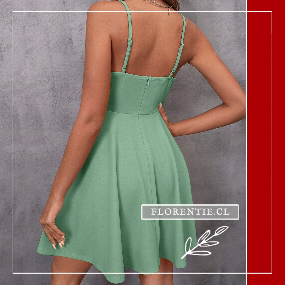 Vestido Lucía menta - Imagen 5