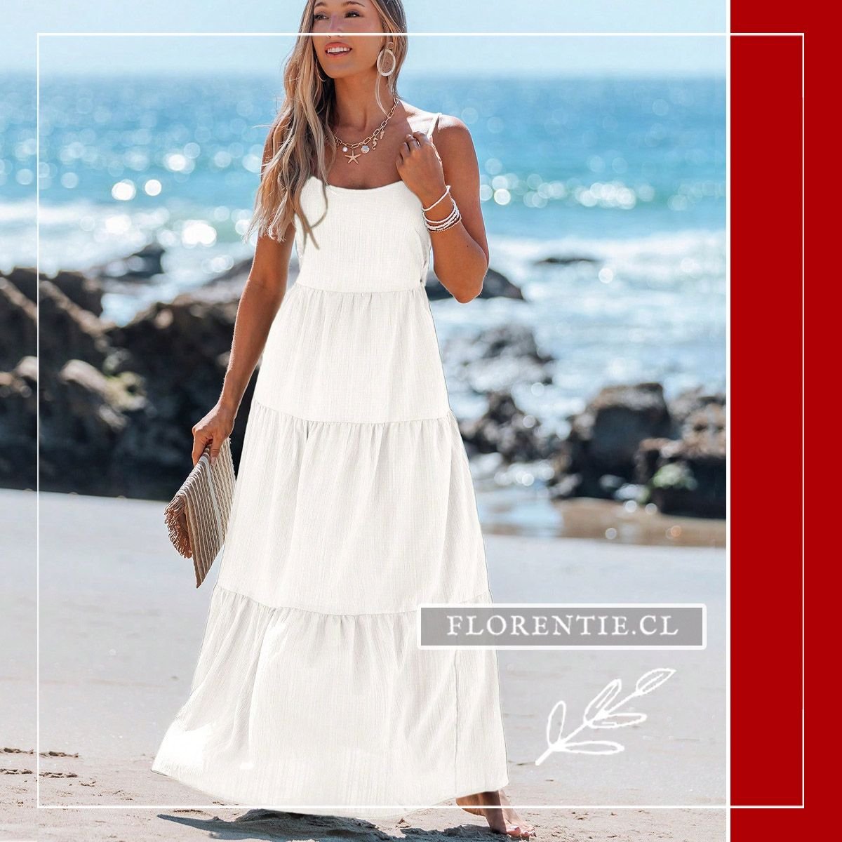 Vestido de verano blanco