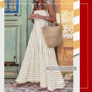 Vestido largo verano playa Agustina