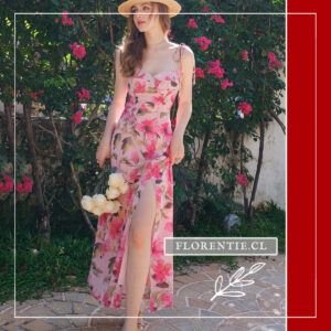 Vestido verano abertura Jeanne