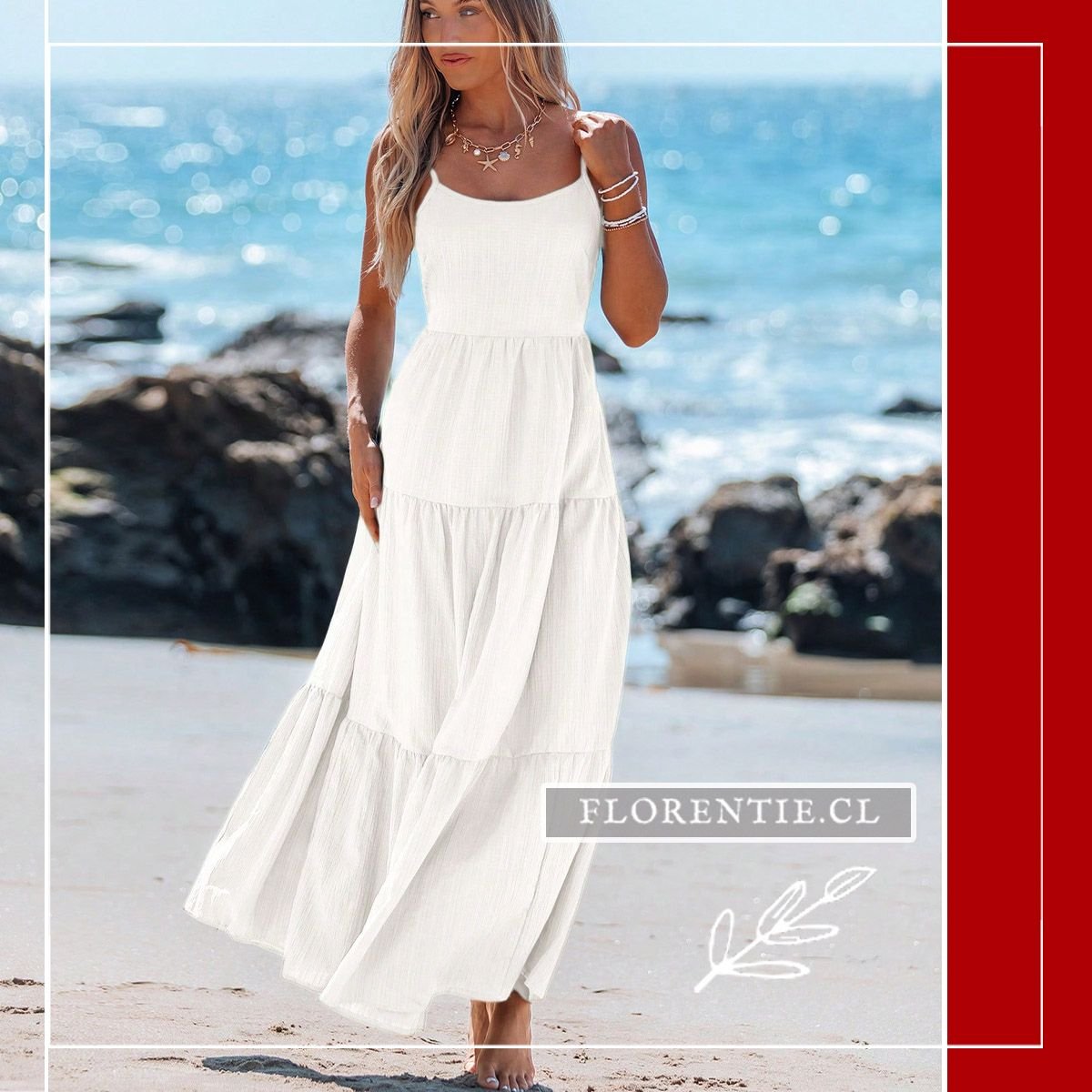 Vestido verano blanco Vania