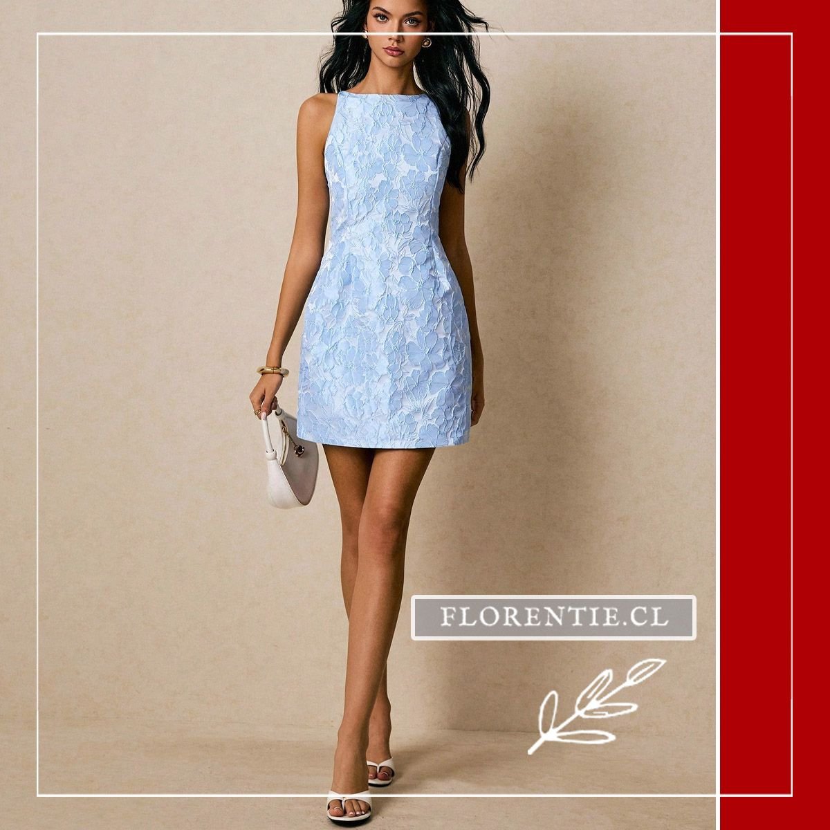 Vestido verano celeste