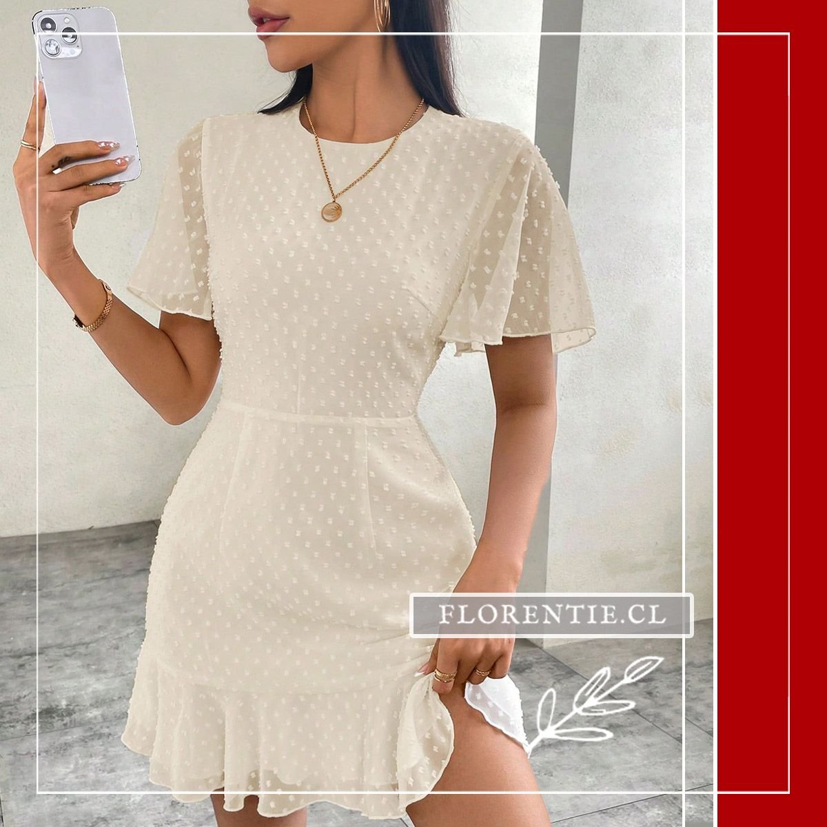 Vestido verano con mangas Isidora