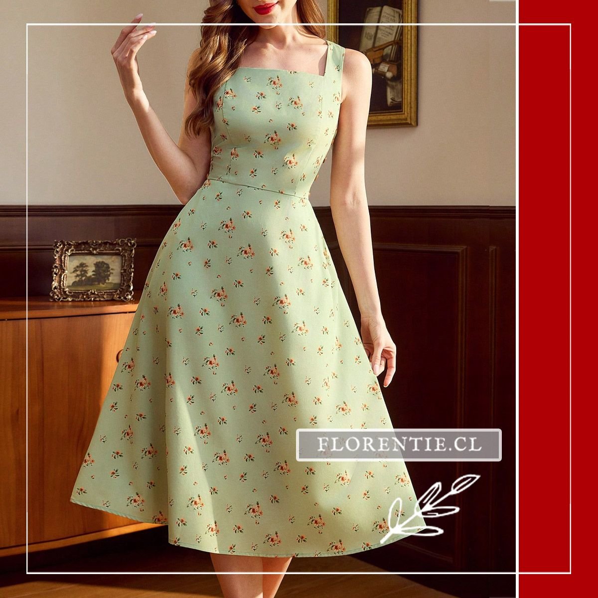 Vestido verano corte imperio Agatha