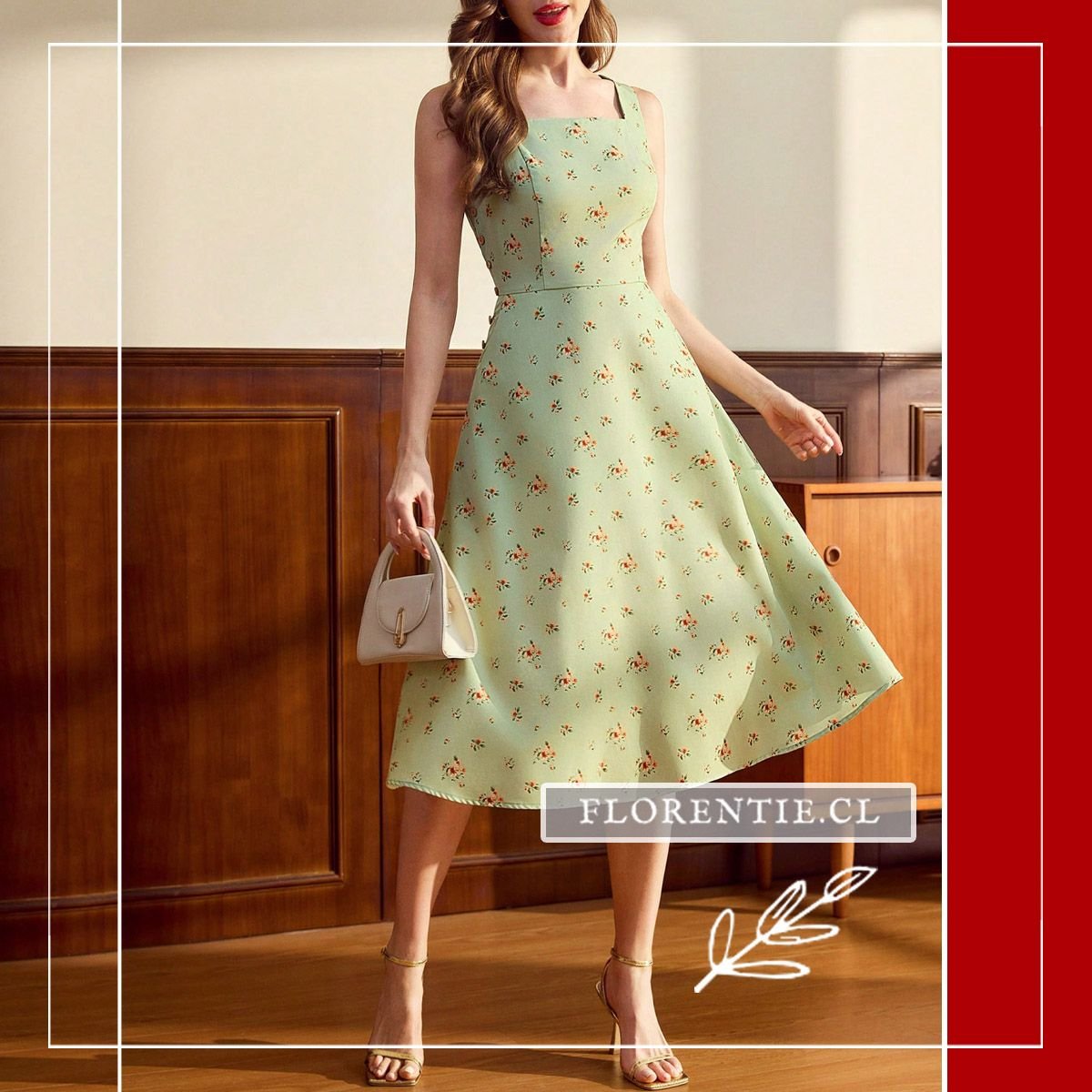 Vestido verano corte imperio