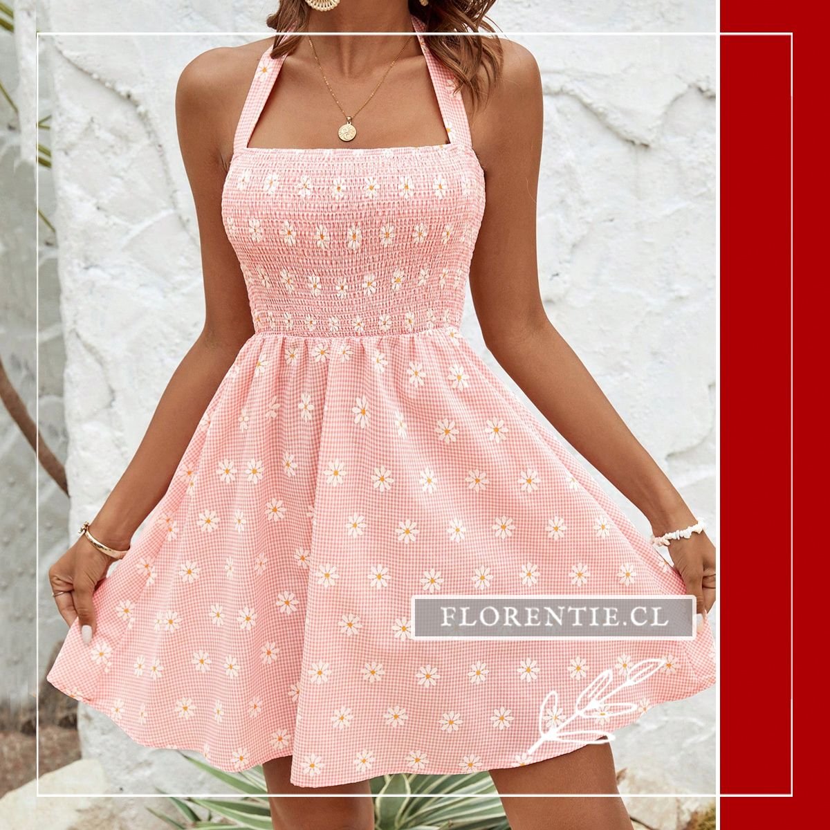 Vestido verano escote cuadrado