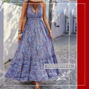 Vestido verano espalda abierta Pía