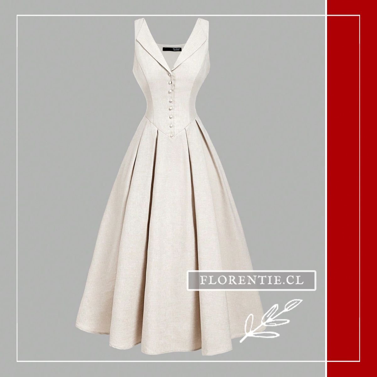 Vestido verano formal Antonia