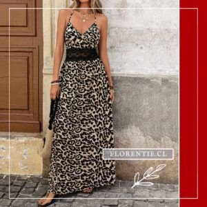 Vestido verano leopardo Argelia