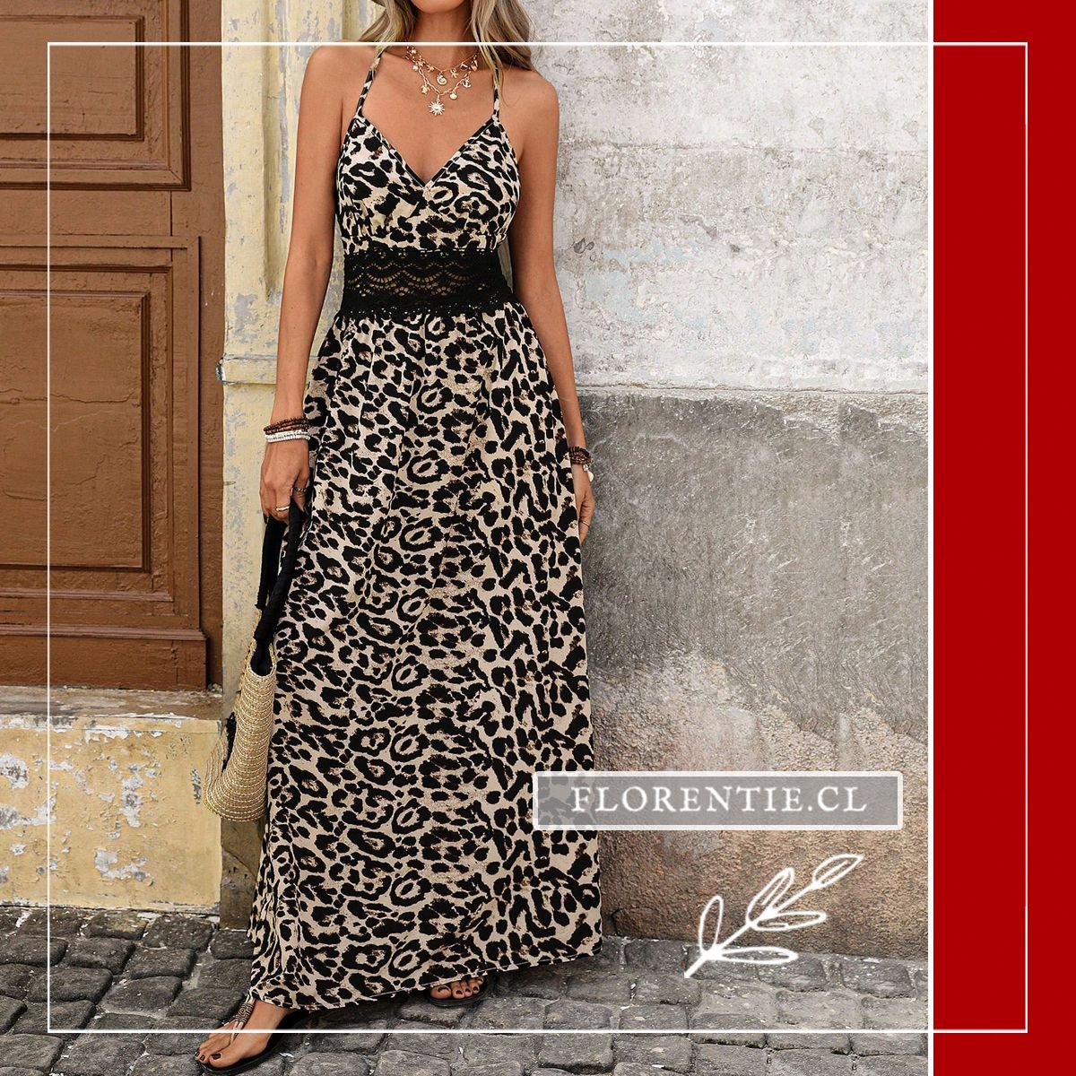 Vestido verano leopardo Argelia
