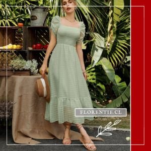 Vestido verano nido abejas Scarlett