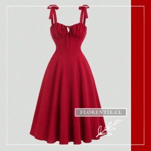 Vestido verano rojo Miley