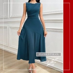 Vestido drapeado Louise